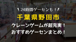 【超激熱店も！】千葉県野田市のおすすめゲーセン4選！クレーンゲームが取りやすいゲームセンターを遊んで検証！【千葉県・UFOキャッチャー】