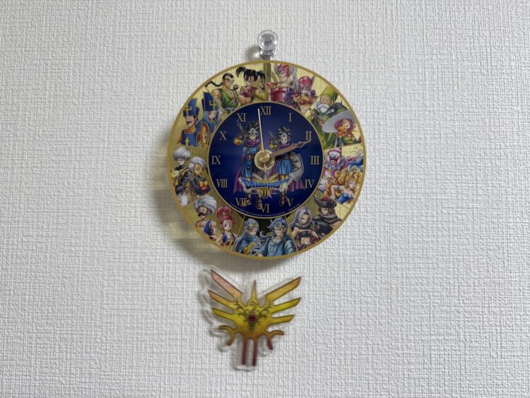 ドラゴンクエスト AM 壁掛け時計 ~HD-2D版DQIII発売記念デザイン~を設置した写真