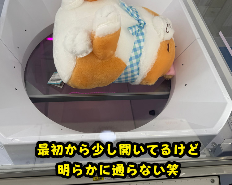 下が最初から少し開いている台があるけど、穴が狭すぎて通らない写真