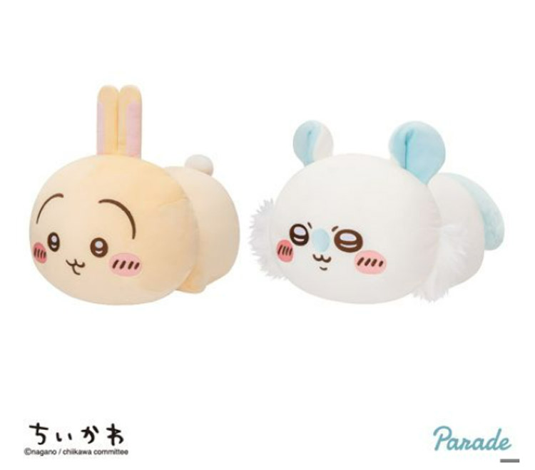 『ちいかわ』もっちる ねそべりBIGぬいぐるみ②