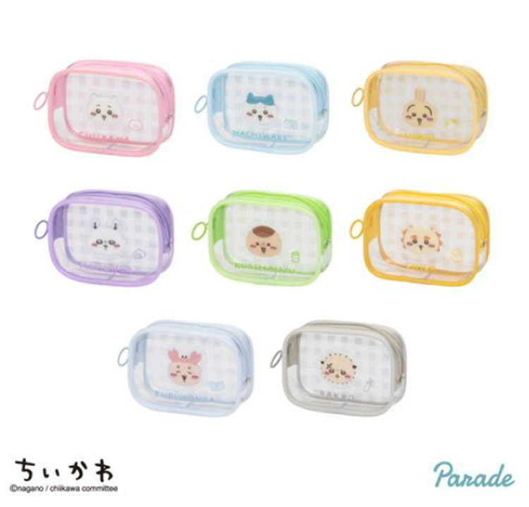 ぷっくりクリアミニポーチ