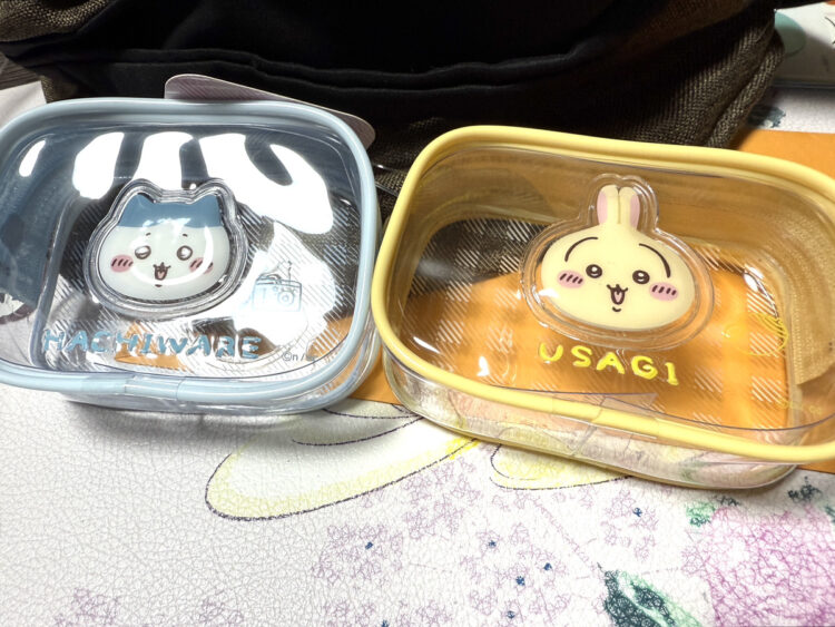 『ちいかわ』ぷっくりクリアミニポーチの獲得写真