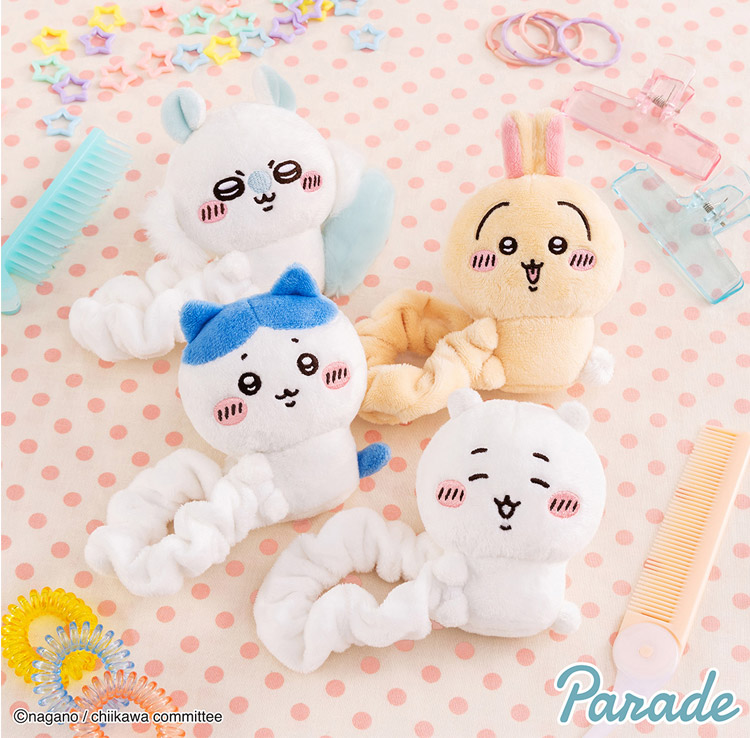 『ちいかわ』ぬいぐるみシュシュ