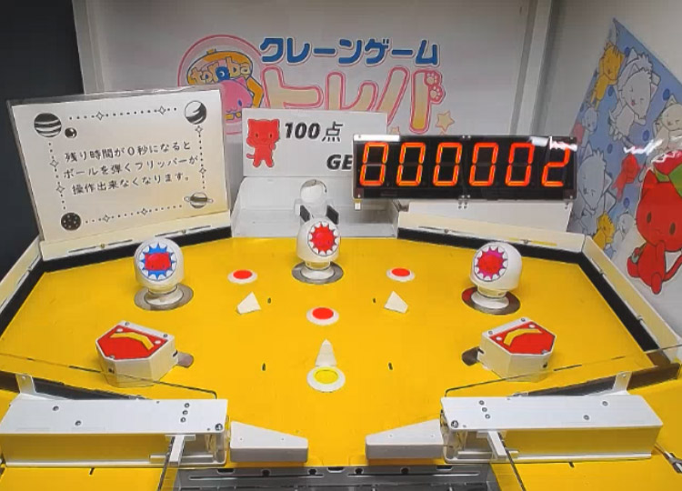 トレバのフリッパー式ピンボール台 トレバのフリッパー式ピンボール台