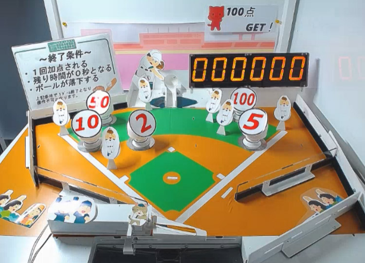 トレバの野球盤式ピンボール台 トレバの野球盤式ピンボール台