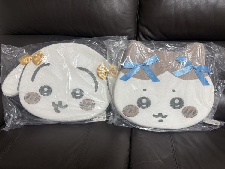 獲得した『ちいかわ』低反発クッション～リボン～の写真