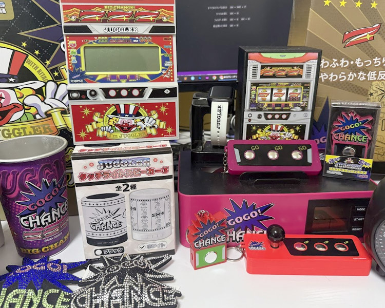 大量のジャグラーグッズ