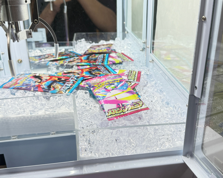 パックをミニクレで狙う