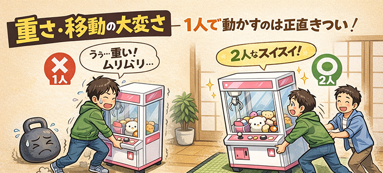 1人で動かすのは正直きつい