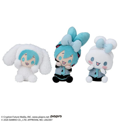 初音ミク×シナモロールひょこぴょこマスコット