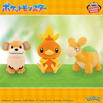 ポケットモンスター ぬいぐるみ～ガーディ・アチャモ・ドンメル～